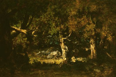 Woodland Thicket by Narcisse Virgile Diaz de la Peña